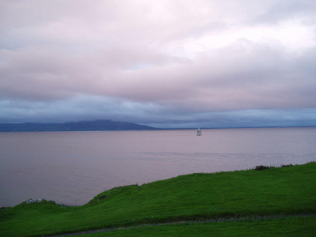 Ierland2005 034 - Moville, zonsondergang Lough Foyle