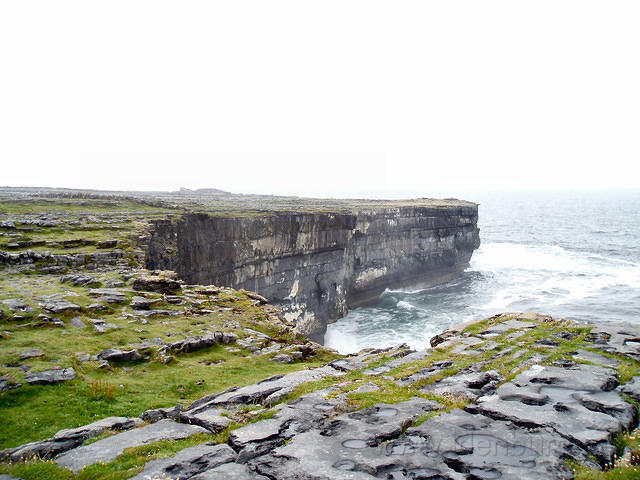 Ierland2005 082 - Inishmore, de kliffen waar geen toeristen komen