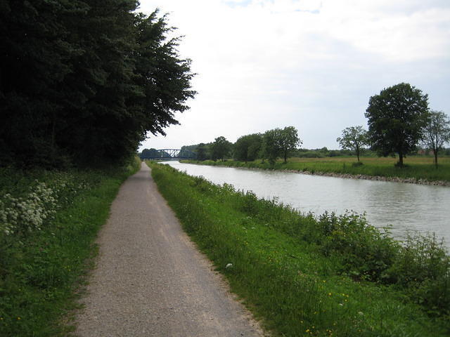 Uentrop, het Datteln-Hamm kanaal naar het westen