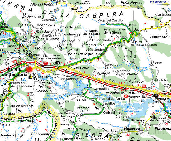 Woensdag 23 april 2003
Quiruelas-Puebla de Sanabria deel 2
70 km. - 600m ^