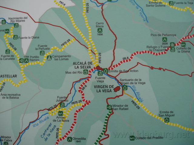 Vrijdag 21 mei 2004
Alcala de la Selva
wandeling ca. 10 km