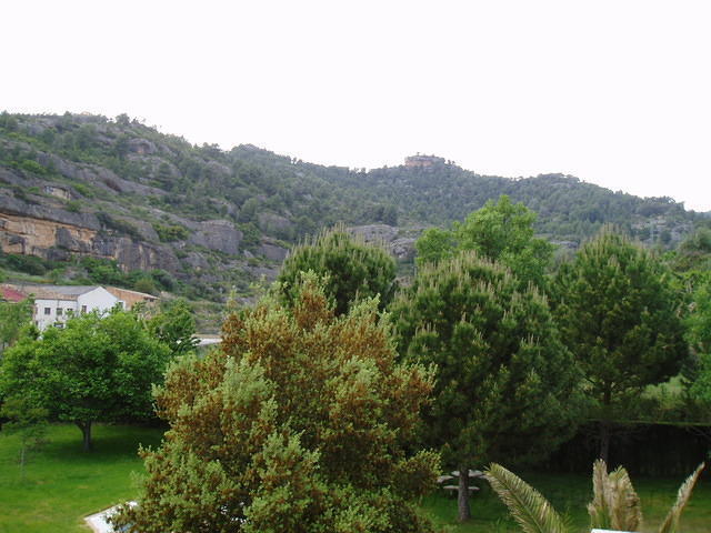Spanje2004 013
Margalef, de tuin van het hotel