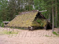 036
Reconstructie van een dorp uit de steentijdperk