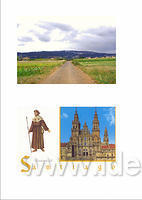 Santiago de Compostela in het zicht