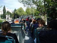 Een ritje op de toeristenbus