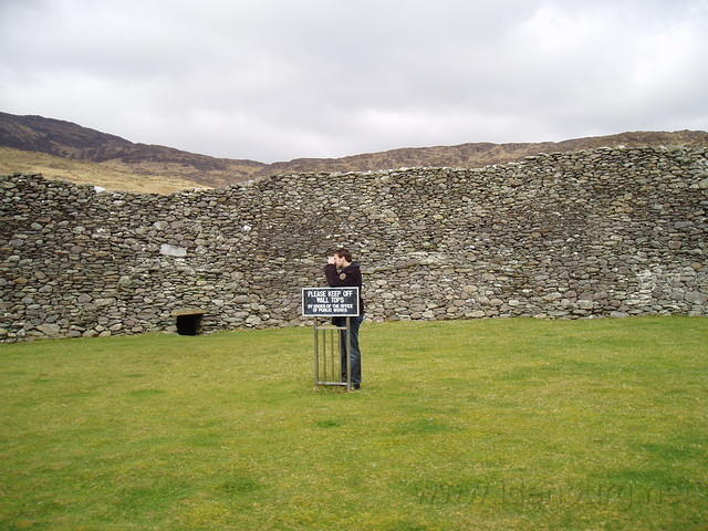 Staigue Fort, Reint fotografeert.