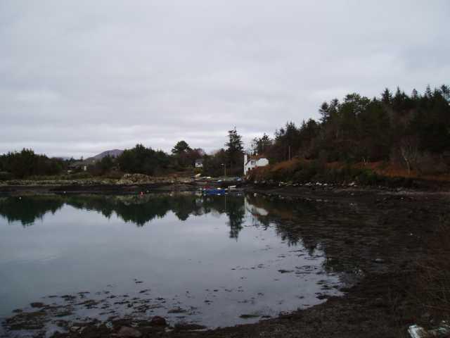 Rossdohan Pier vanaf de zeekant