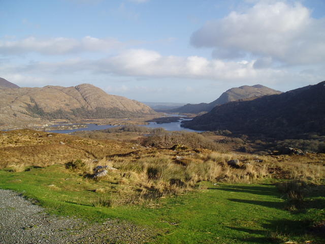 Killarney National Park, Ladies View naar het oosten.