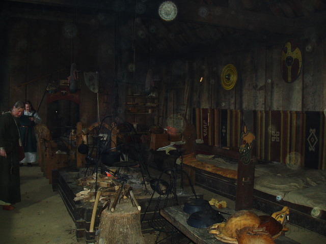 Ribe, een Vikinghuis van binnen
