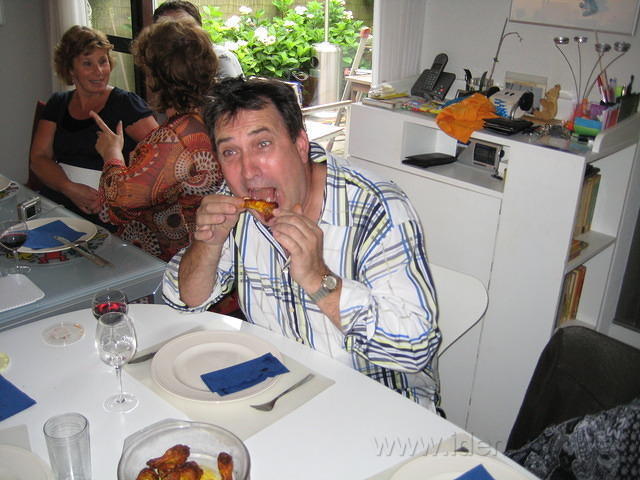 Chris aan tafel