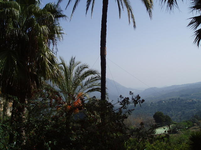 Guadalest, uitzicht richting de kust.