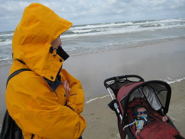 Op het strand bij De Koog