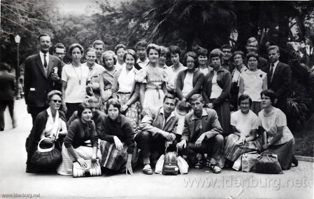 Charlois Lyceum,Gym 4 en 5, schoolreis Rome, voorjaar 1961.
