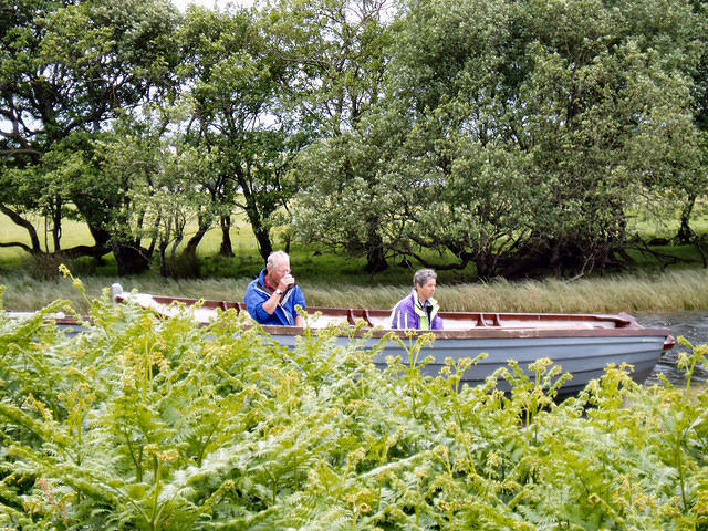 Ierland2005 061 - Koffie drinken bij Beltra Lough