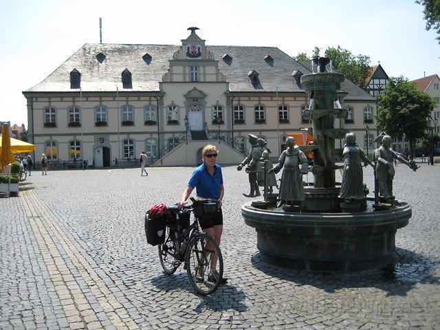 Lippstadt, stadhuis en fontein
