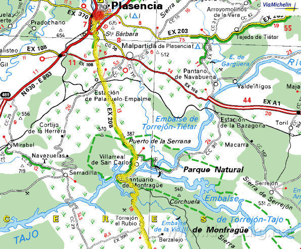 Woensdag 16 april 2003
Trujillo-Plasencia deel 2
81 km. - 800m ^