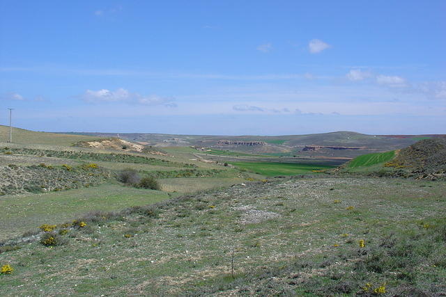 Spanje2004 073
Op weg naar Rello, nog meer hoogvlakte