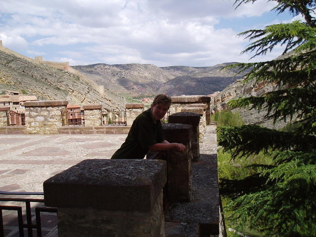 Spanje2004 043
Albarracin, met Joke