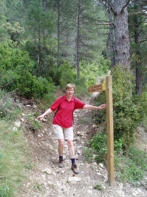 Spanje2004 007
Beceite, ook dit pad bleek boven onbegaanbaar