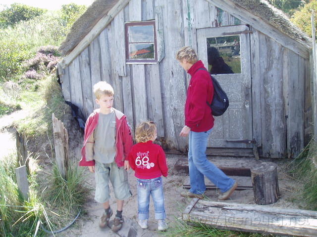 Een strandjuttershut