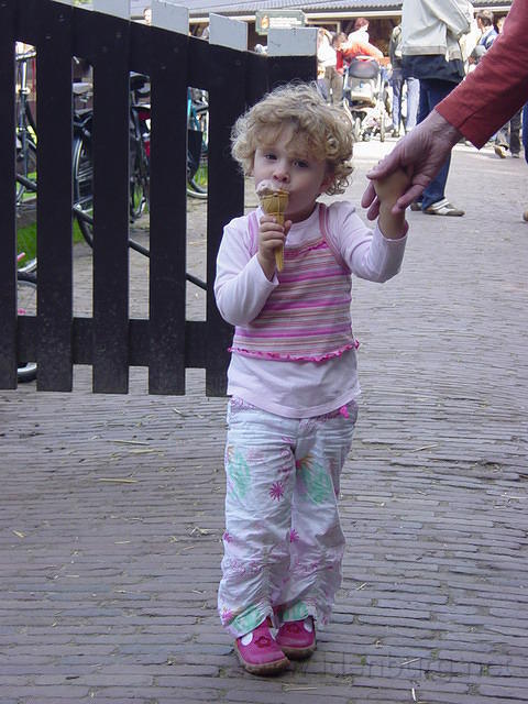 Maar niet zonder een ijsje