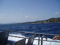 In de boot naar St. Tropez - Onderweg