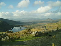De Healy Pass, het uitzicht naar het noorden.