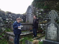 Derrynane, de aanwijzing voor de cache is gevonden.