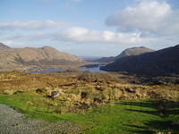 Killarney National Park, Ladies View naar het oosten.