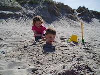 Nog een beetje zand erbij van achteren