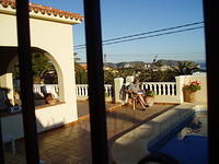 Moraira, het huis, het slaapkameruitzicht.