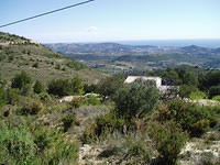 Weer een terugblik richting Moraira.
