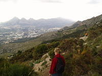 De zuidkant, richting Callosa.