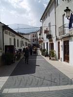 Guadalest, druk overleg