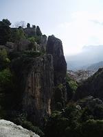 Guadalest, het nieuwe dorp vanaf de oude vesting.