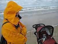 Op het strand bij De Koog