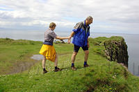 Ierland2005 706 - Giant Causeway, met veiligheidsarm