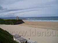 Ierland2005 109 - Ballybunnion, het strand met ruine