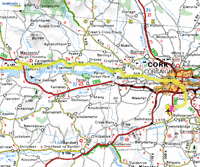 Maandag 27 juni,
Inchigeelagh-Cork Int. Airport,
70 km,
zonnig