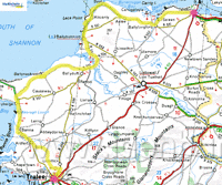 Maandag 20 juni,
Tarbert-Tralee,
79 km,
zonnig