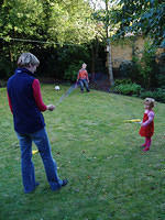 Moeke2005 017
Oma Joke, altijd goed voor een spelletje.