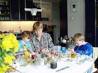 2006 April - Pasen met Demi en Jesper