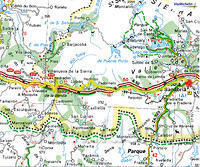 Donderdag 24 april 2003
Puebla de Sanabria-Vendas da Barreira deel 1
74 km. - 1300m ^