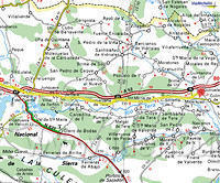 Woensdag 23 april 2003
Quiruelas-Puebla de Sanabria deel 1
70 km. - 600m ^