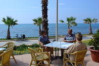 Spanje2004 110
Sitges, klaar om naar het vliegveld af te reizen.
