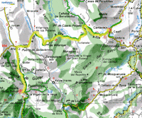 Zaterdag 22 mei 2004
Alcala de la Selva-Cantavieja
66 km
Bewolkt en kouwerig
1350 ^