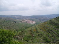 Spanje2004 066
Op weg naar Morella, een dorp halverwege