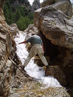 Spanje2004 004
Beceite, we kunnen niet verder wandelen