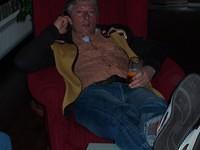 Joost belt met Jacqueline. (Piet)