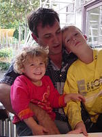2005 September - Schilderen bij Opa en Oma